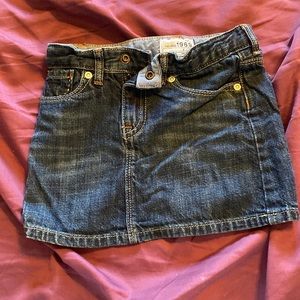 Toddler jean skirt